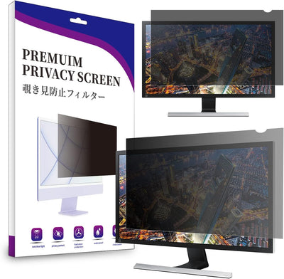 AiMok 23 Zoll Monitor Blickschutzfilter & Anti-Blaulichtfilter, Premium Privacy Filter, Blickschutz