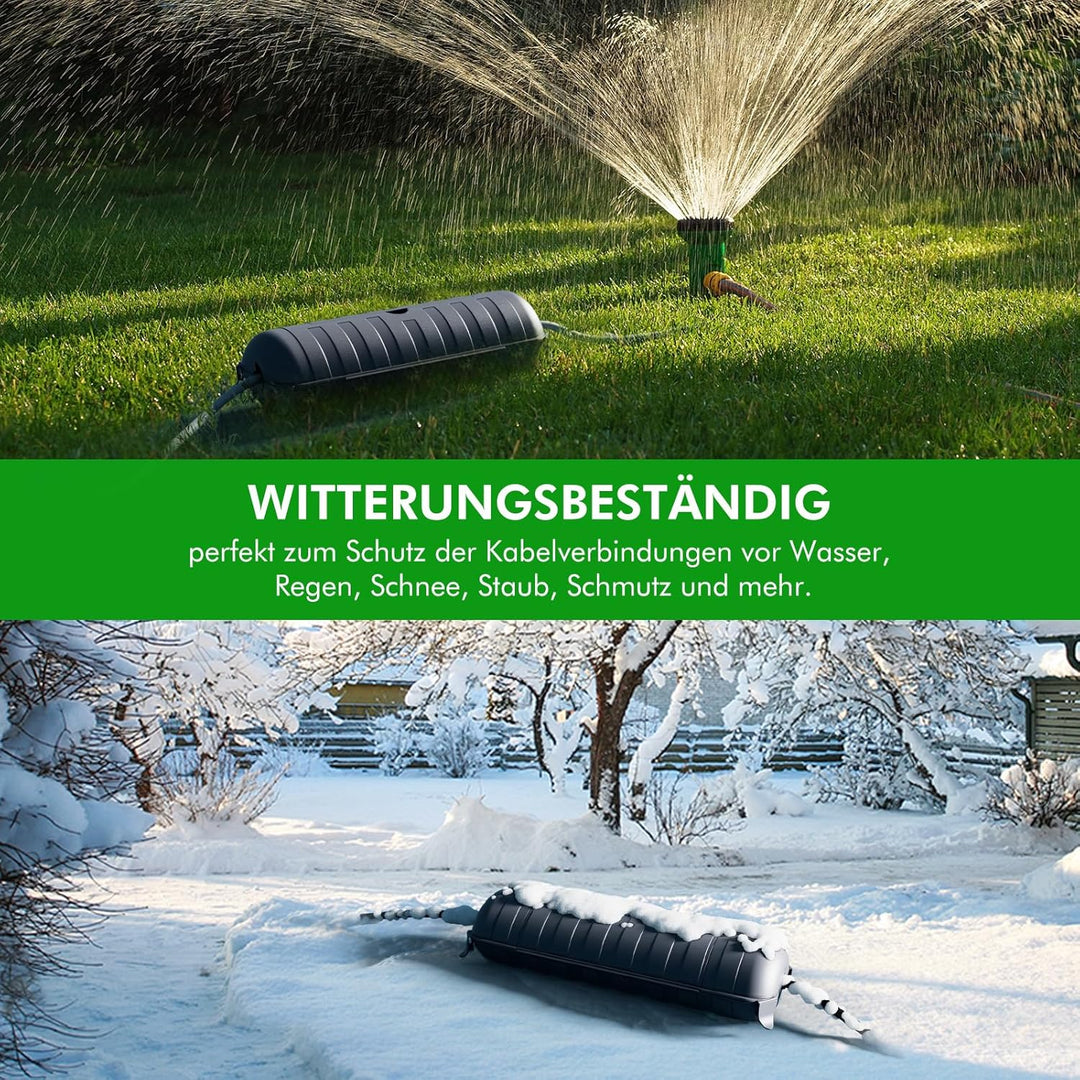 [2 Pack] RESTMO Outdoor IP44 wasserdichter Safe Box (290 x 110 x 75 mm), wetterbeständige Big Schutz