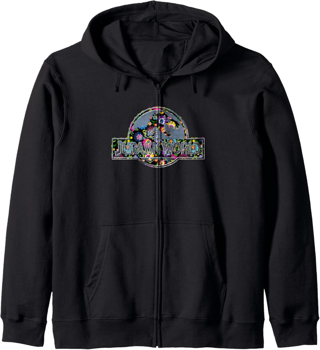 Jurassic World Floral Fill Logo Kapuzenjacke