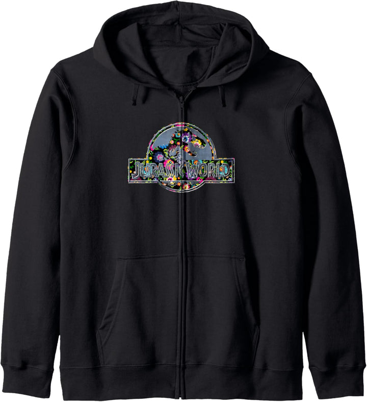 Jurassic World Floral Fill Logo Kapuzenjacke