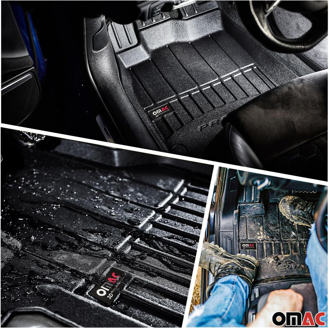 OMAC Fussmatten Kofferraumwanne für BMW X5 F15 2013-2018 Gummi 4X Schwarz X5 (F15 / F85) 2013-2018 S
