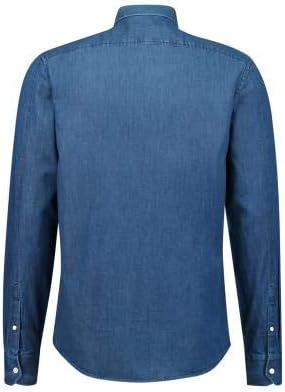 Scotch & Soda Herren Hemd Blue Denim L