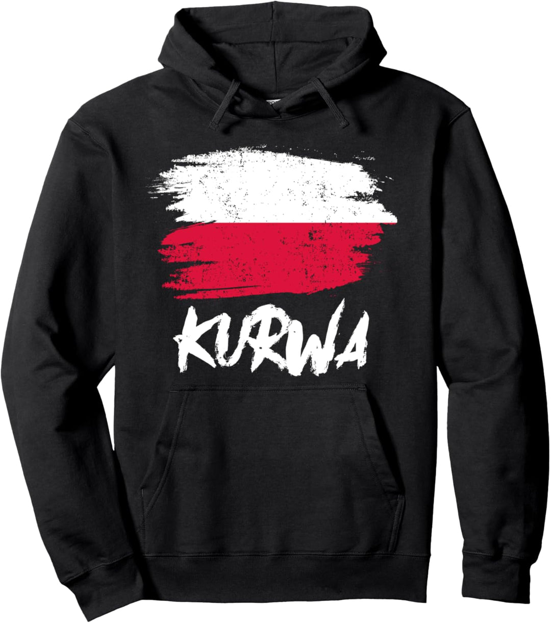 Kurwa Polska Polen Polnisch Geschenk Pullover Hoodie