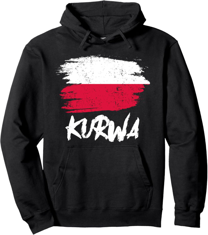 Kurwa Polska Polen Polnisch Geschenk Pullover Hoodie