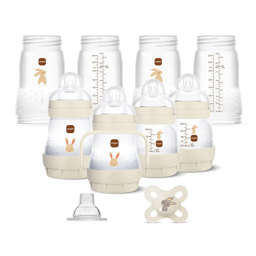 MAM Easy Start Anti-Colic Set | 0+ Mon | Babyflaschen-Set | 94% Akzeptanz & 96% Hebammen-Empfehlung