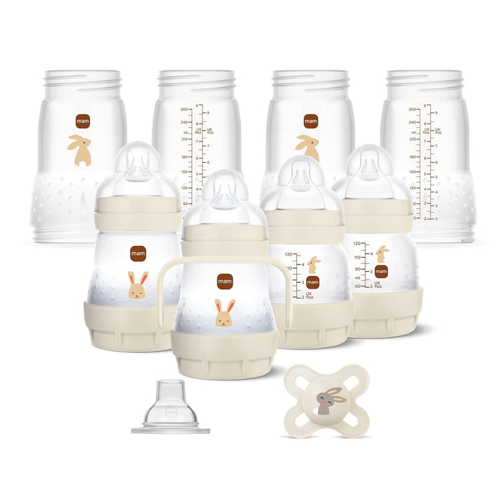 MAM Easy Start Anti-Colic Set | 0+ Mon | Babyflaschen-Set | 94% Akzeptanz & 96% Hebammen-Empfehlung