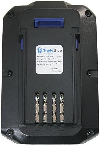 Trade-Shop Premium Li-Ion Akku 36V / 3000mAh / 108Wh für LUX-Tools Highwheel-Akku-Rasenmäher A-36 Li