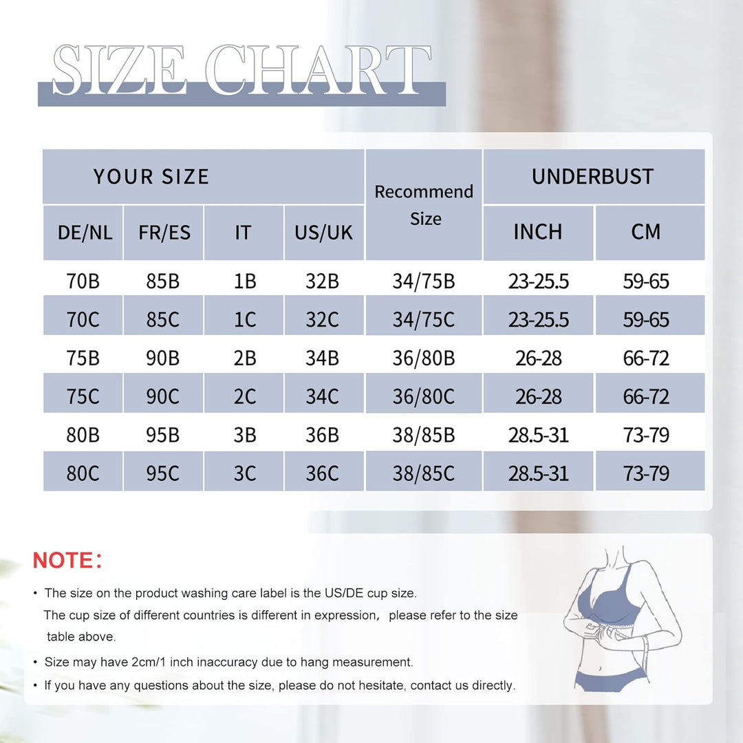 SHEKINI BH Damen mit Bügel Push up BH Blumen Spitze Balconette BHS Rückenfrei Bustier Gepolstert Büg