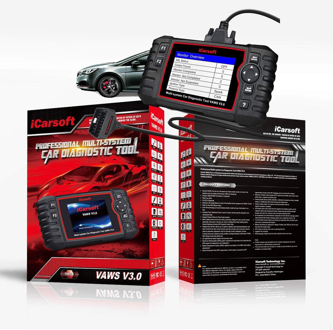 iCarsoft VAWS V3.0 professionelles und leistungsstarkes Diagnose-Gerät für Audi/VW/Seat/Skoda Fahrze