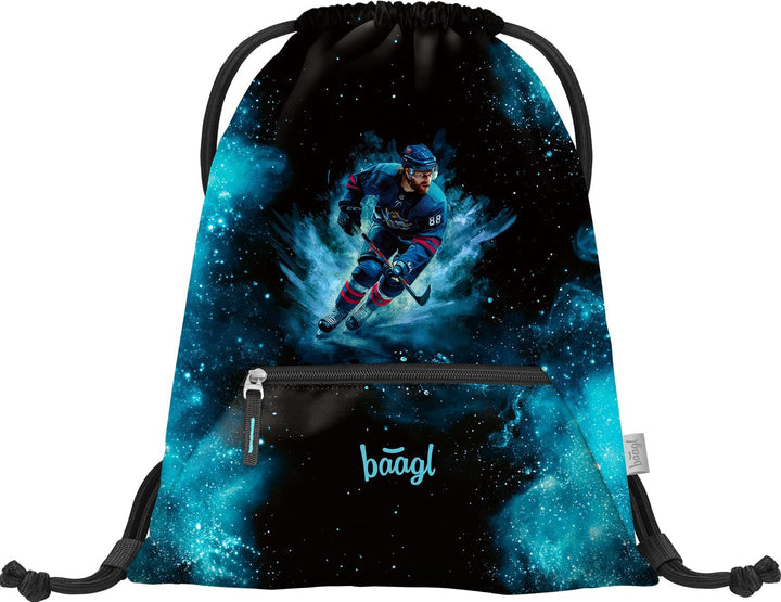 Baagl Schulranzen Jungen Mädchen Set 5 Teilig (Zippy Schultasche für 1. Klasse, Mäppchen, Turnbeutel