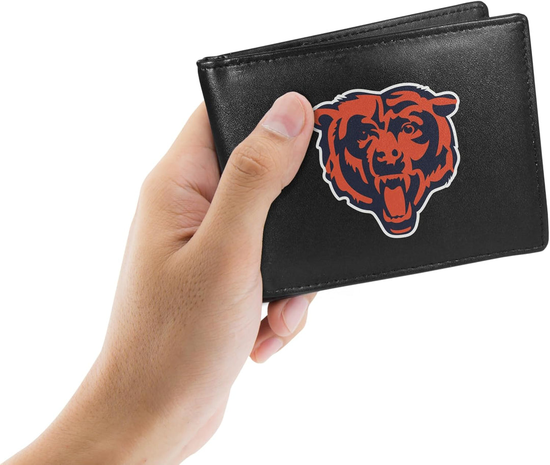 Siskiyou Sports Bi-fold Wallet Large Logo Chicago Bears Einheitsgrösse Schwarz, Chicago Bears Einhei