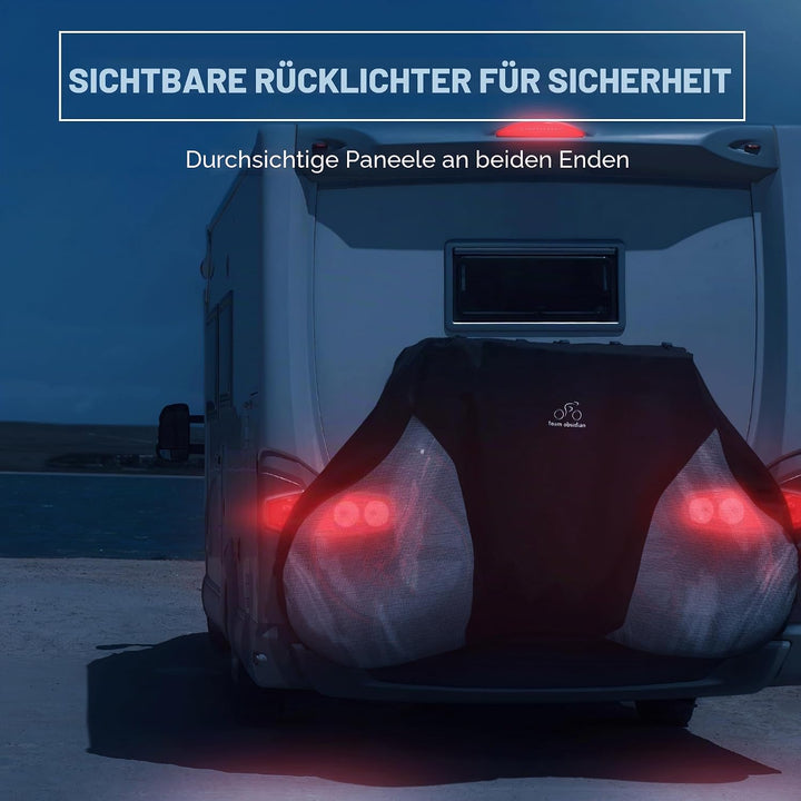 TeamObsidian Transparente Oxford 600D-Fahrradabdeckungen | Robuste Aufbewahrung im Freien oder Trans