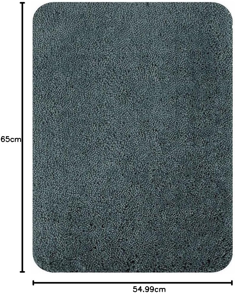 Spirella Badteppich Badematte Duschvorleger Mikrofaser Hochflor | flauschig | rutschhemmend | geeign