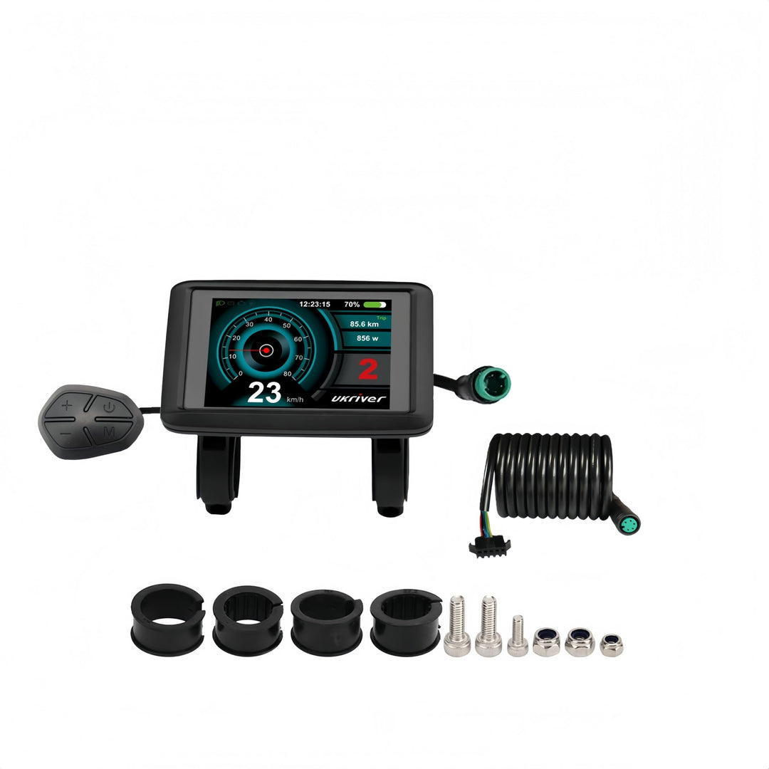 Elektrofahrrad UKC1 / UKC1+ LCD-Farbdisplay, kompatibel mit APT-Protokoll, mit SM/wasserdichtem Stec