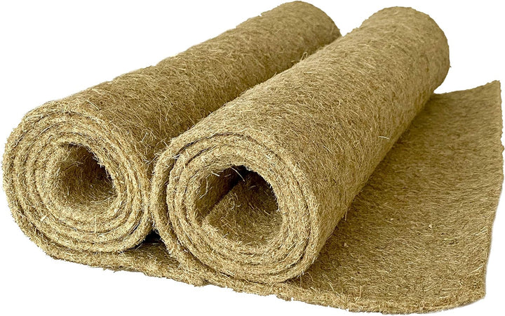 pemmiproducts Nager-Teppich aus 100% Hanf, 120 x 60 cm ca. 5 mm dick, 2er Pack (EUR 11,45/Stück), Na