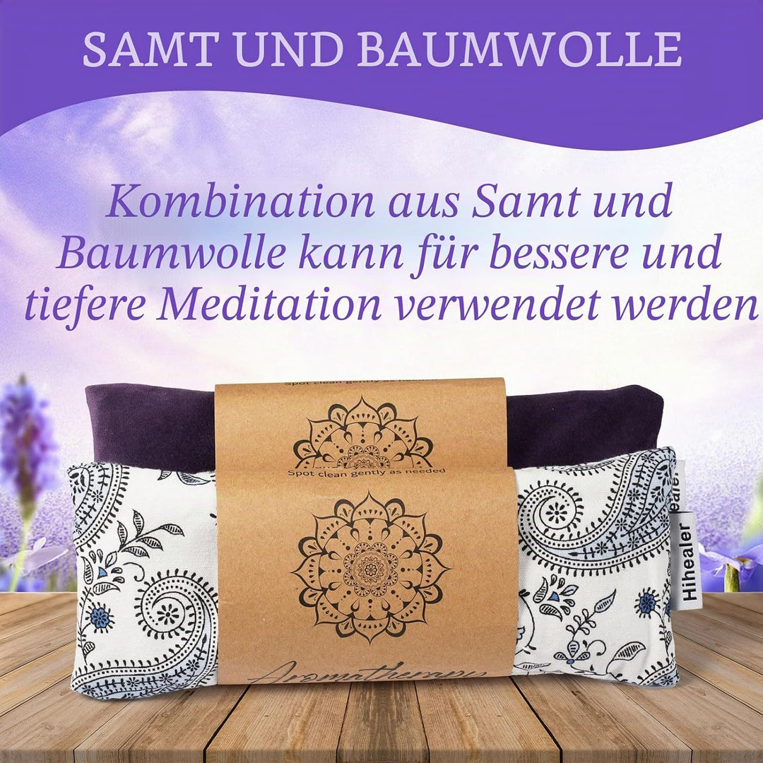 Hihealer 2er / 4er-Pack Augenmaske Gewichts-Augenmaske mit Lavendel-Aromatherapie für Schlaf, Yoga,
