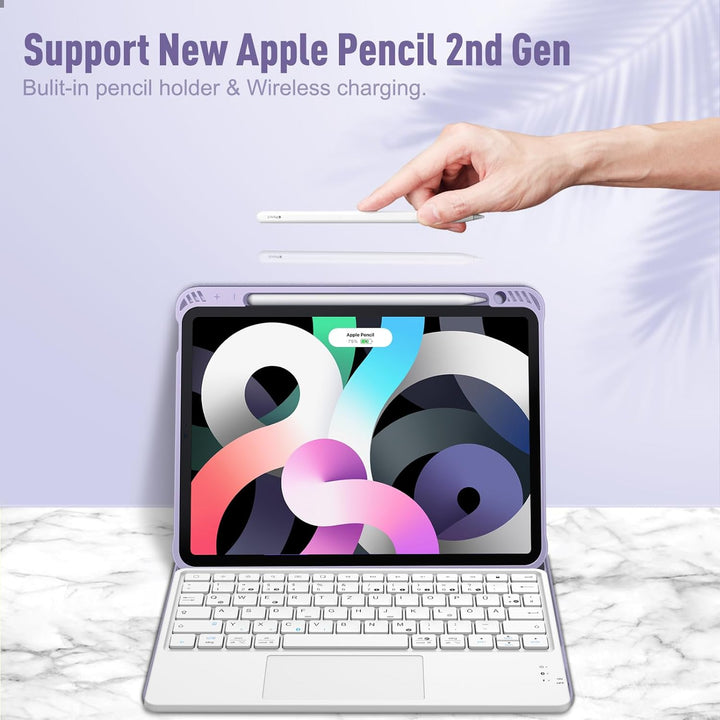 Fintie Tastatur Hülle für iPad Air 5. Generation 2022 / iPad Air 4. Generation 2020, iPad Air 10.9 m