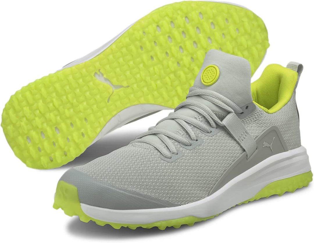 PUMA Jungen Fusion Evo Jr. Golfschuh 37 EU High Rise Limepunch, 37 EU High Rise Limepunch