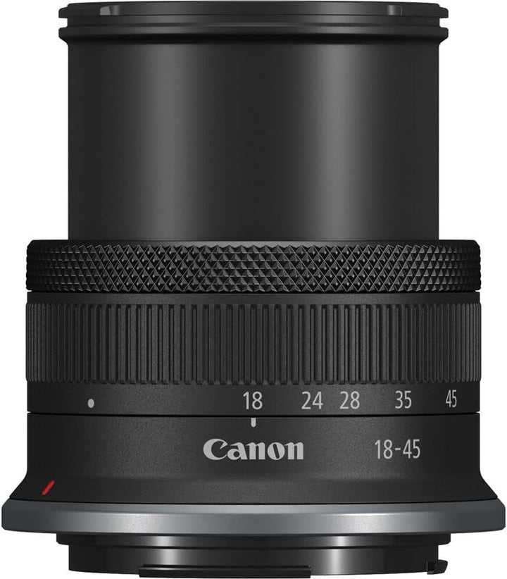 Canon RF-S 18-45mm F4.5-6.3 is STM Kamera Objektiv (kompatibel mit EOS R Systemkamera, 4 Stufen Bild