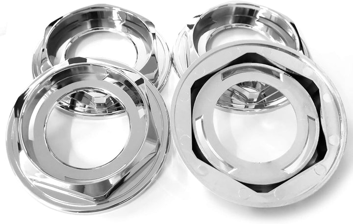 RhinoTuning 4 Stück Radnabenkappen für BBS Nabendeckel OD 102mm ID 71,7mm, Chrom Radnabenabdeckung G