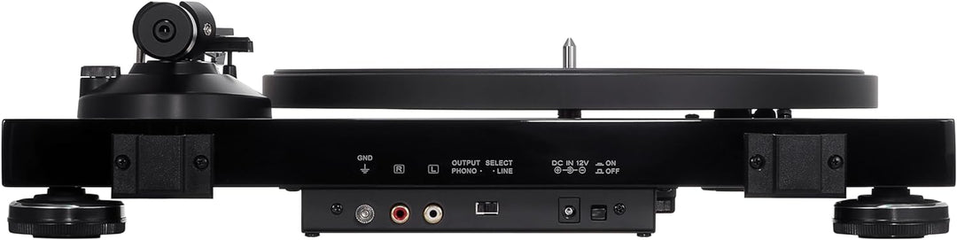 Audio-Technica LPW50PB Manueller Plattenspieler mit Riemenantrieb Klavierschwarz Kabelgebunden Piano