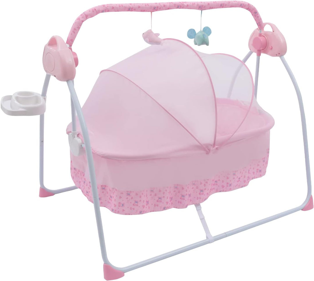 Babywippe,Automatische Elektrische Baby Wiege,Babywippe Bluetooth-Schaukelstuhl,BluetoothSchaukel Mi