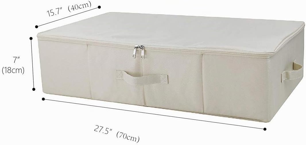 iwill CREATE PRO Unterbett-Aufbewahrungsbehälter, faltbar, starr, Organizer, Stoff-Aufbewahrungsboxe