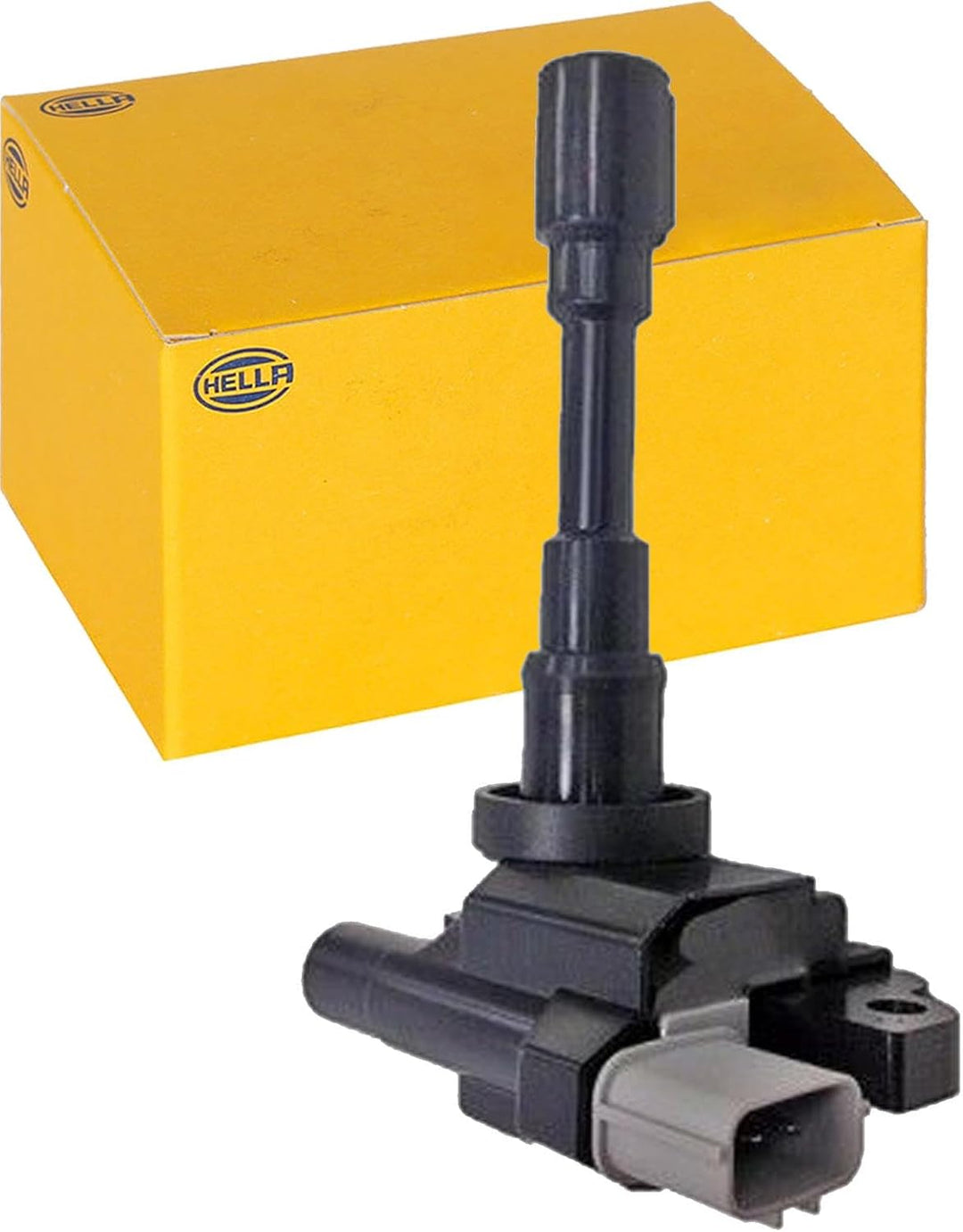 HELLA 5DA 358 000-391 Zündspule - 12V - 3-polig - Kerzenschachtzündspule - geschraubt