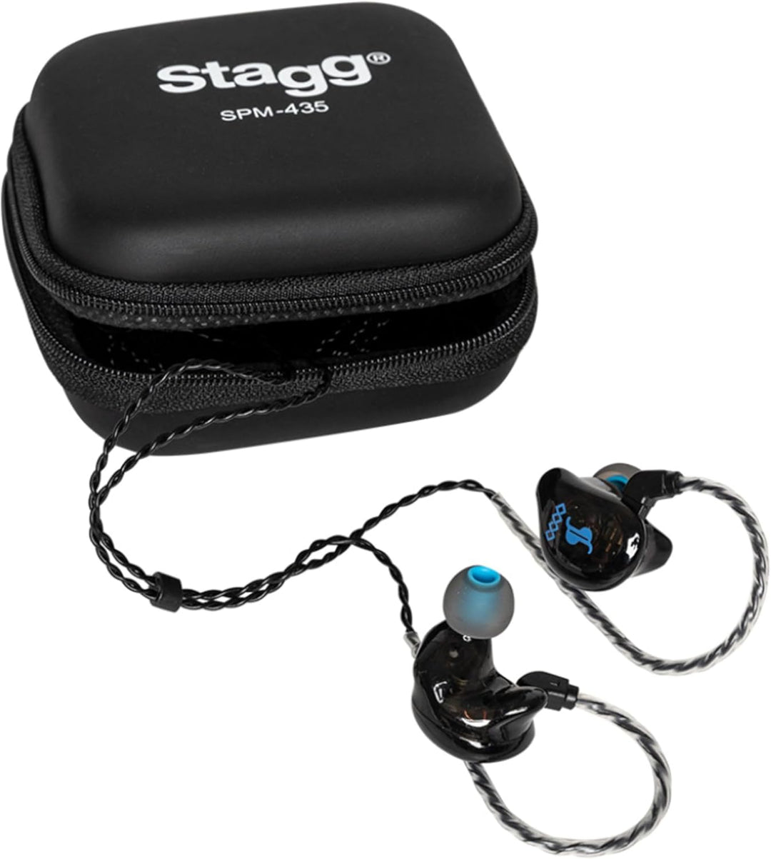 Stagg SPM-435 BK - 4-Treiber In-Ear Ohrhörer