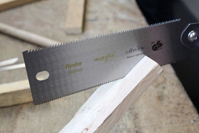 Augusta Japansäge Ryoba 250 mm traditionelle Form für tiefe bündige Schnitte fein und grob, 44021