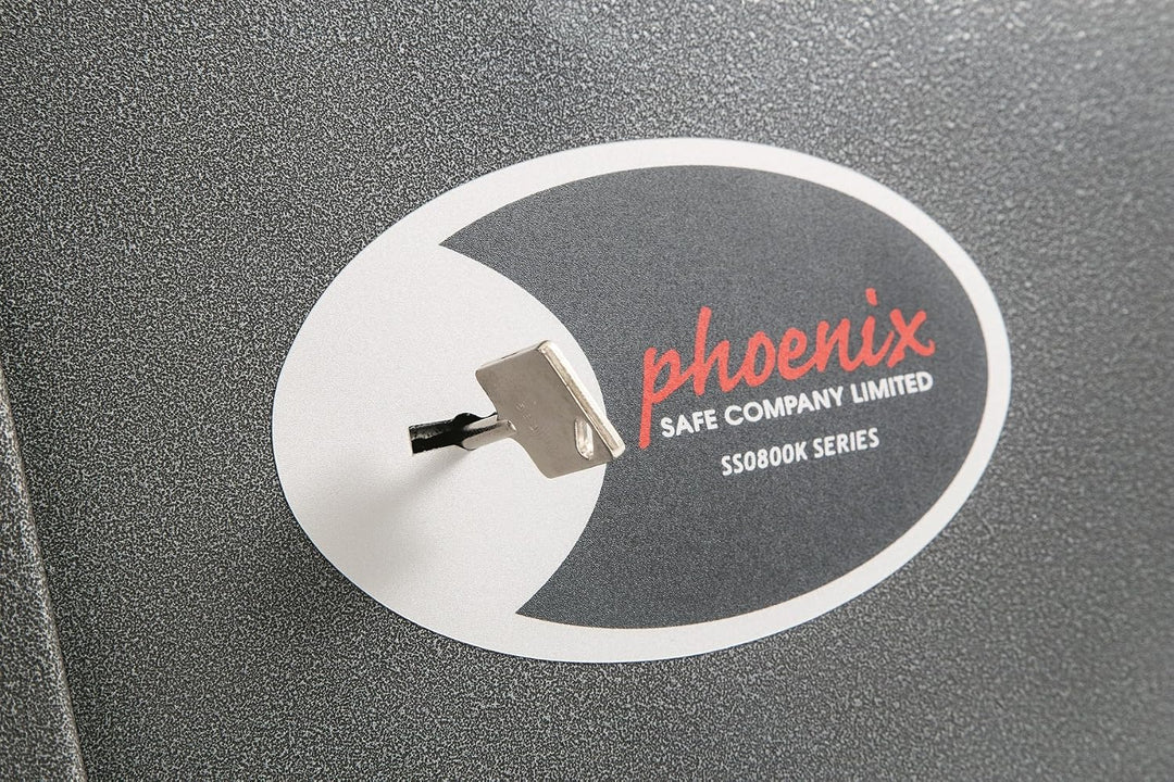 Phoenix Safe Company – SS0805K Vela Home &amp; Office Security Safe | Key Locking | Twin Locking Bolts |