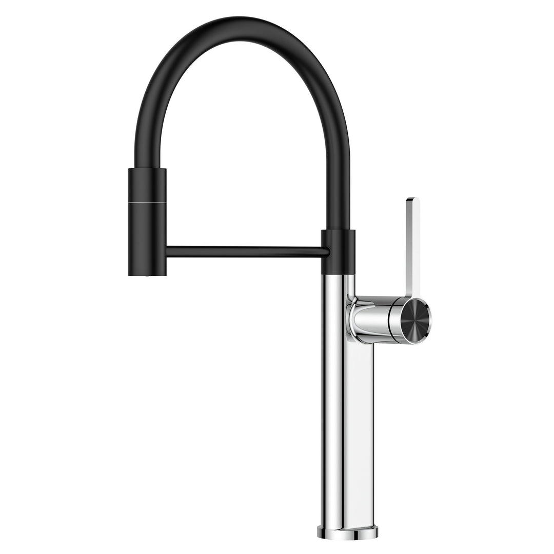 FORIOUS Wasserhahn Küche, Spültischarmatur Zwei Sprühmodi, 360° drehbarer Armatur Einhebel Warm und