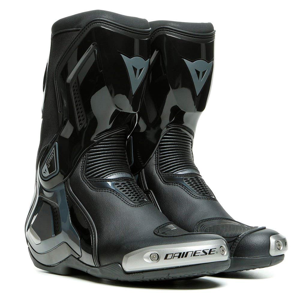 Dainese York D-WP Shoes, Motorradschuhe Wasserdicht Schwarz Anthrazit 40 EU, Schwarz Anthrazit 40 EU