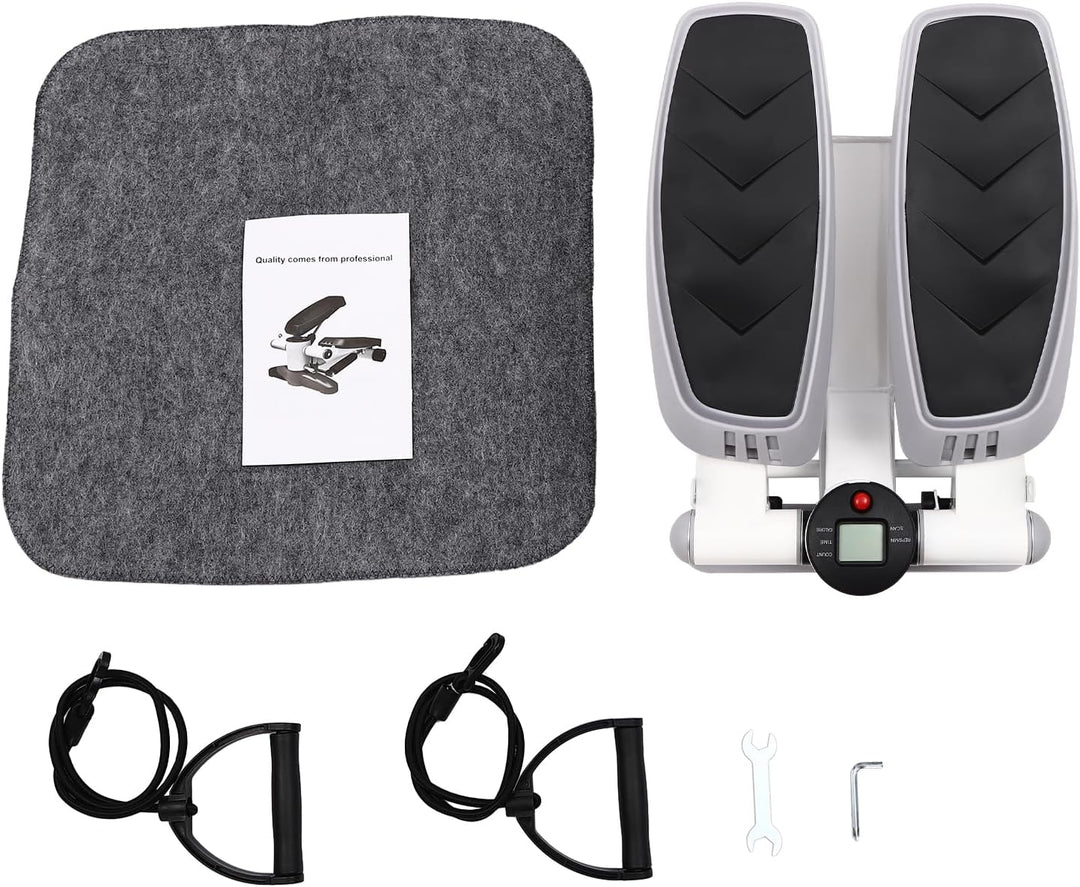 2-in-1 Stepper für Zuhause Swing Stepper Up-Down Stepper Twister Stepper mit Power Ropes Stepping Ma