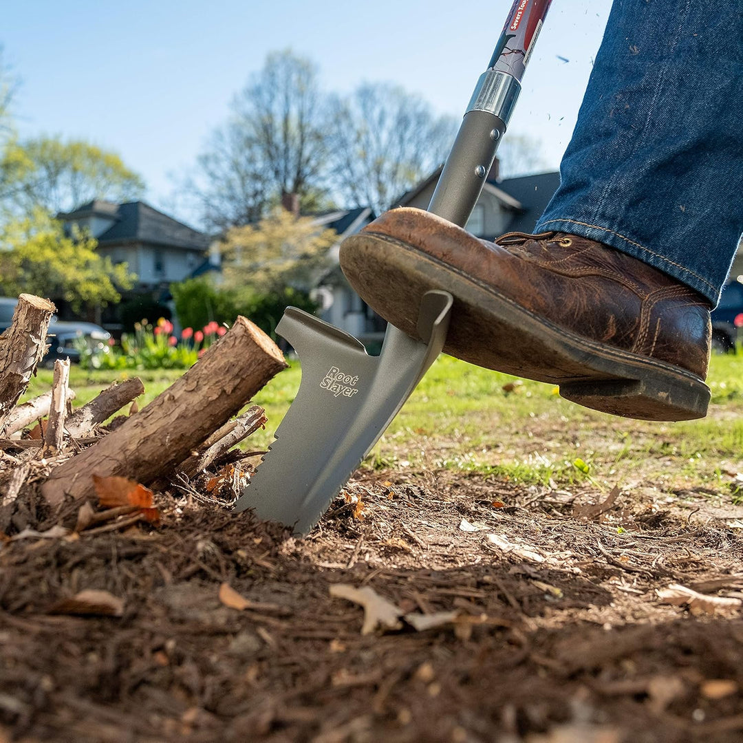 Radius Garden 22511 Root Slayer XL Wurzel-Spaten, Rot Wurzelstecher XL, Wurzelstecher XL
