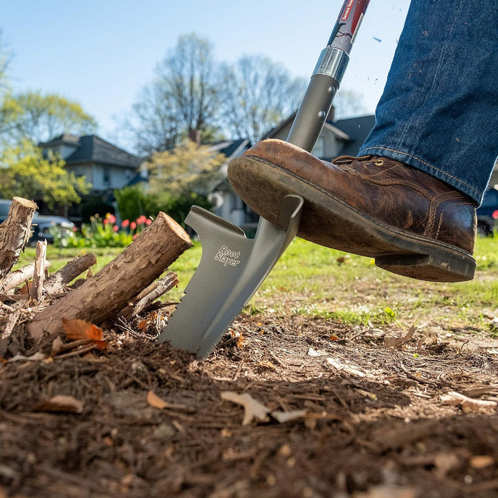 Radius Garden 22511 Root Slayer XL Wurzel-Spaten, Rot Wurzelstecher XL, Wurzelstecher XL
