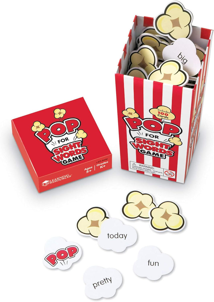 Learning Resources POP Games Pop for Sight Words 1 & 2 (Bundle)