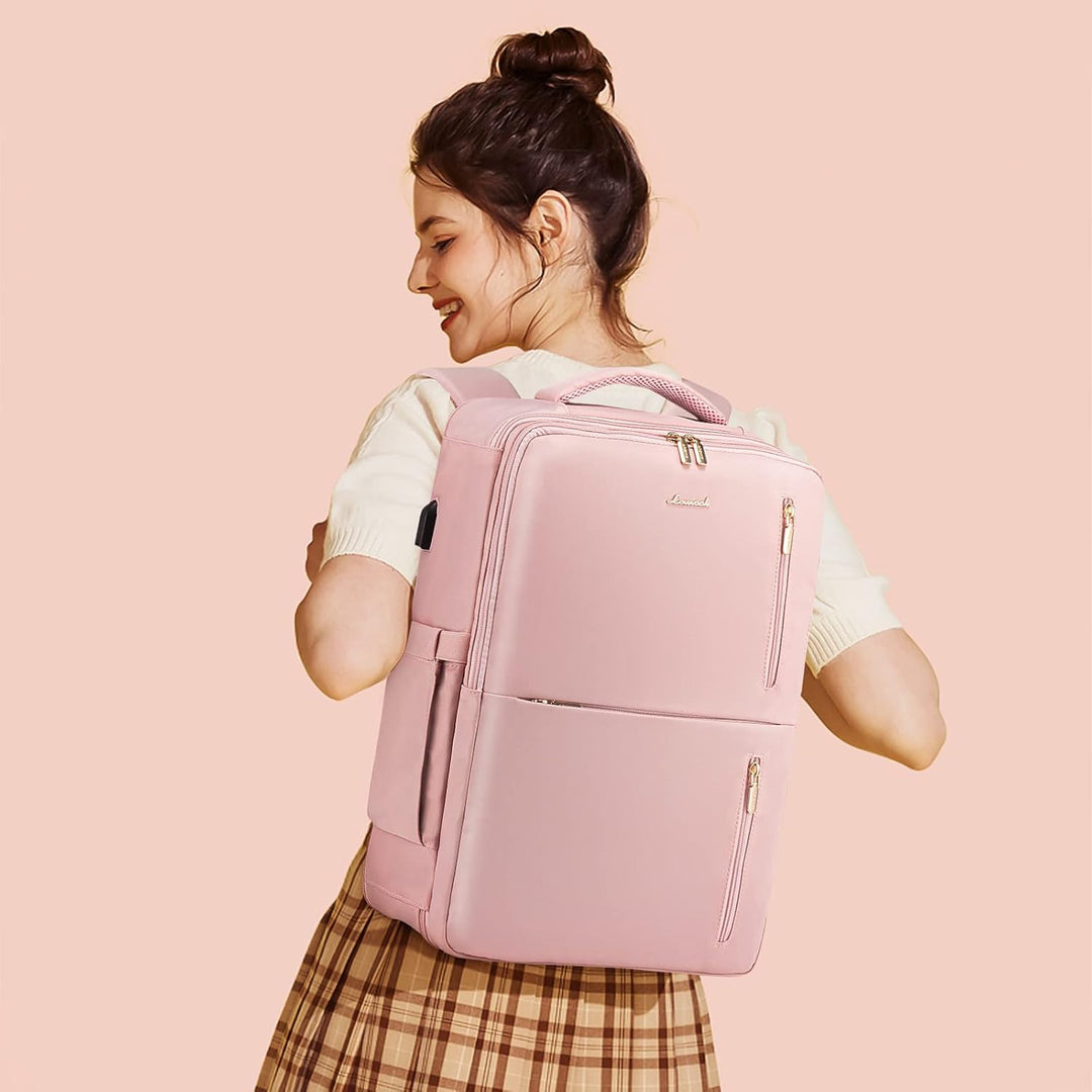 LOVEVOOK Reiserucksack Damen, Handgepäck Rucksack 55x40x20, Rucksack Damen gross mit Schuhfach & Nas