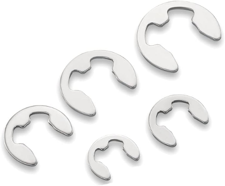 Michass 400 Stück Edelstahl E Clip Sicherungsring, E Clip Sprengring, Intern Sicherungsring, 13 Grös
