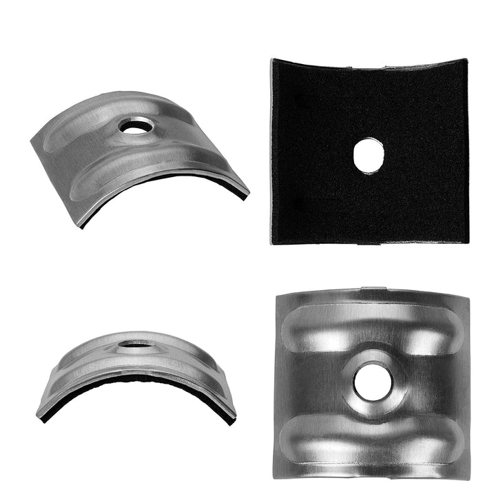 100 Kalotten blank Aluminium 24° für Sinus Profil 76/18 Wellplatten Lichtplatten