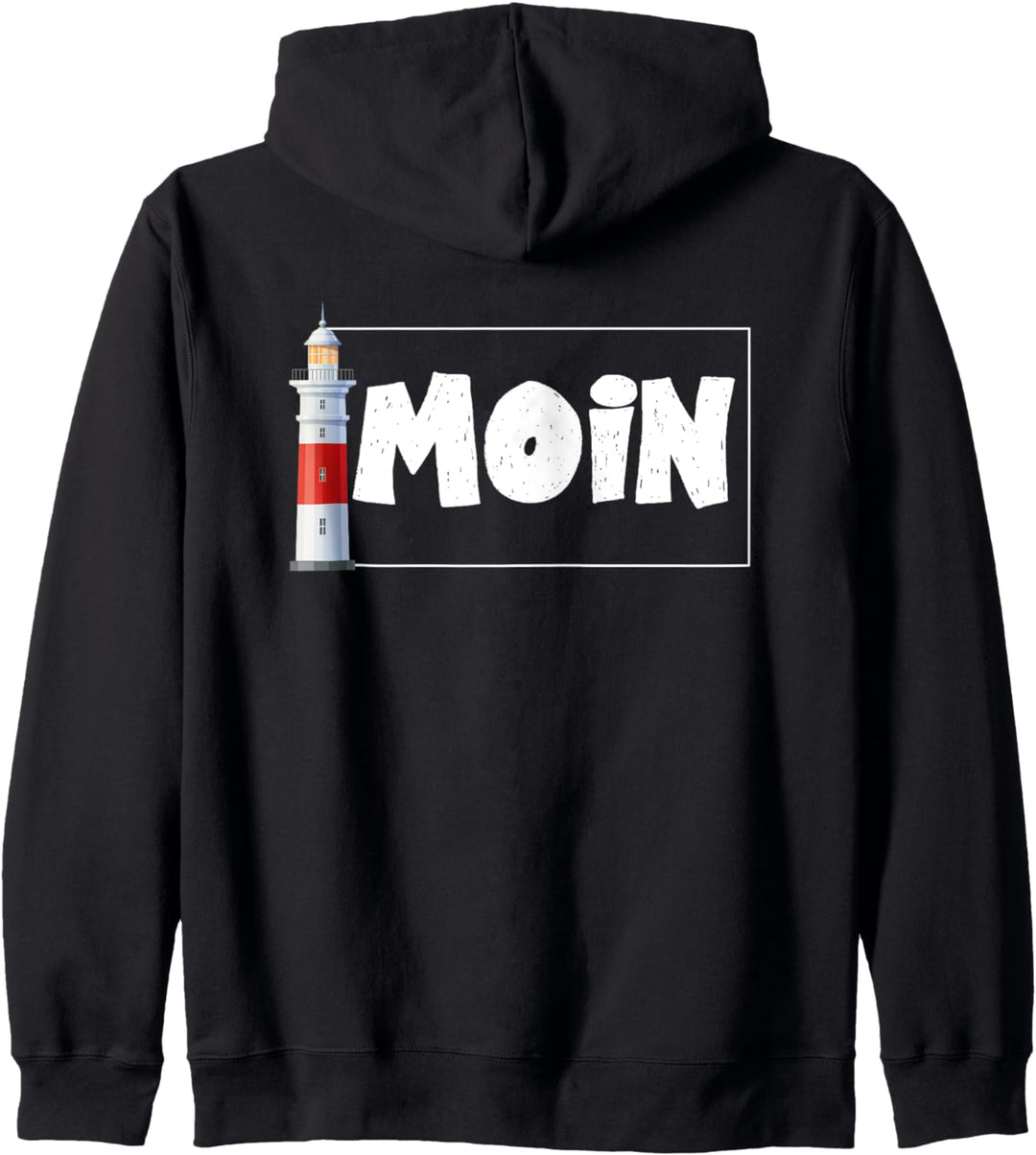 Moin Leuchtturm Norddeutsch See Meer Kapuzenjacke