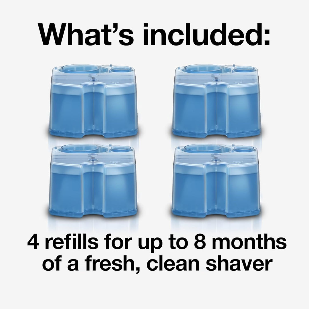 Braun Clean & Renew Reinigungskartusche CCR, 4 Count (Verpackung können variieren)