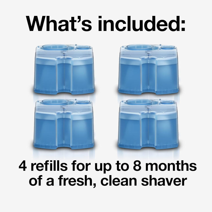 Braun Clean & Renew Reinigungskartusche CCR, 4 Count (Verpackung können variieren)