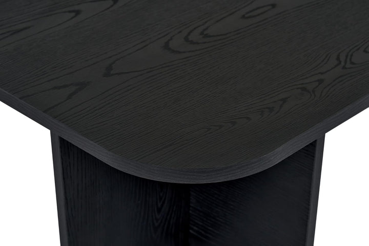 Stilvoller schwarzer Couchtisch, 120 x 60 x 41 cm | 100% melaminbeschichtete Spanplatte, 18 mm dick
