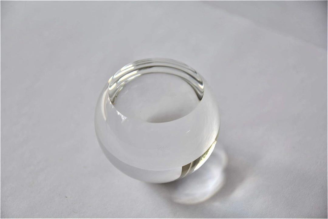 Glaskugel aus Vollglas Ø ca. 60 mm, mit grosser Standfläche (154 0104)