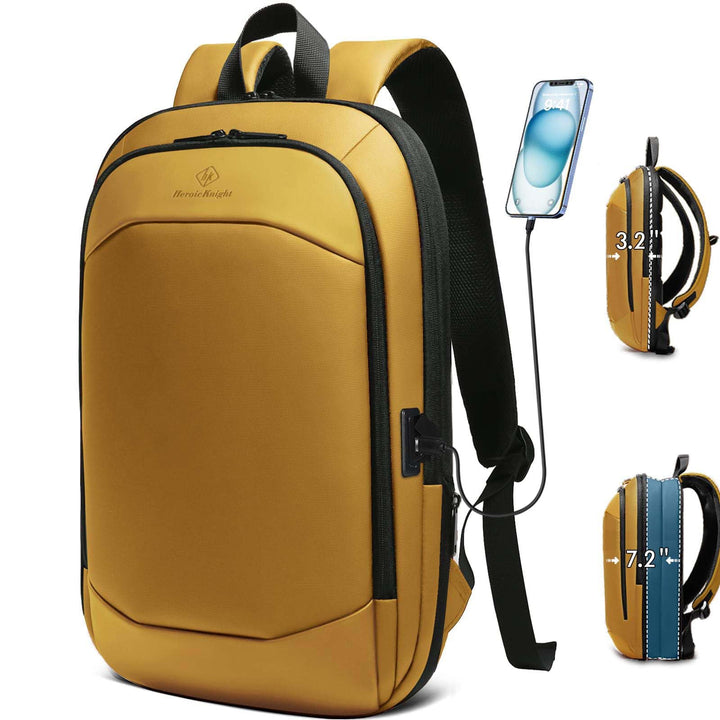 Laptop Rucksack Herren 17 Zoll wasserdichter erweiterbarer Reiserucksack Handgepäck Laptoptasche Tag