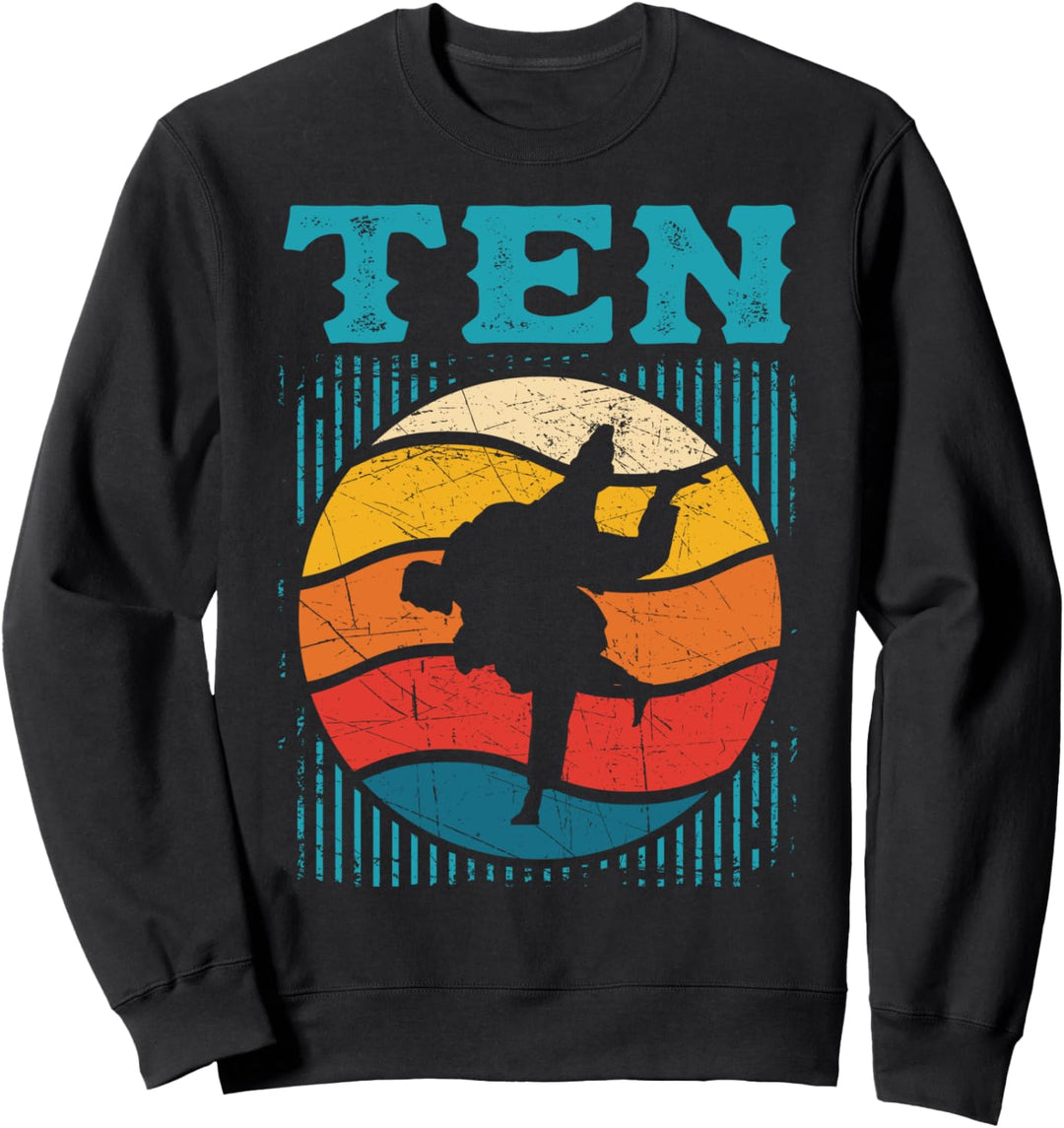 Judoka Fighter zum 10. Geburtstag, Judoka, 10 Jahre, Mädchen, Jungen, Kind Sweatshirt