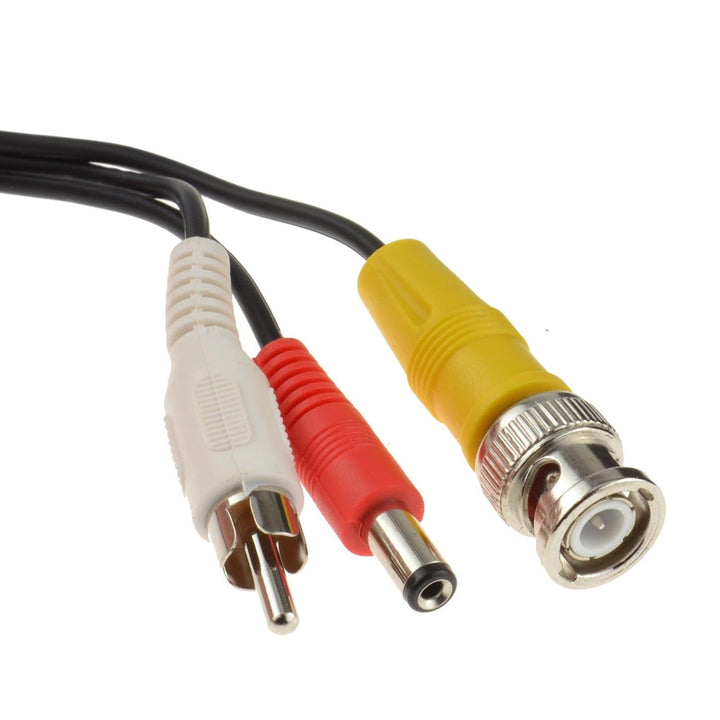 Videoüberwachung CCTV Anschlusskabel BNC Video Chinch Cinch Audio und 2,1 mm DC Strom Kabel 40 m [40
