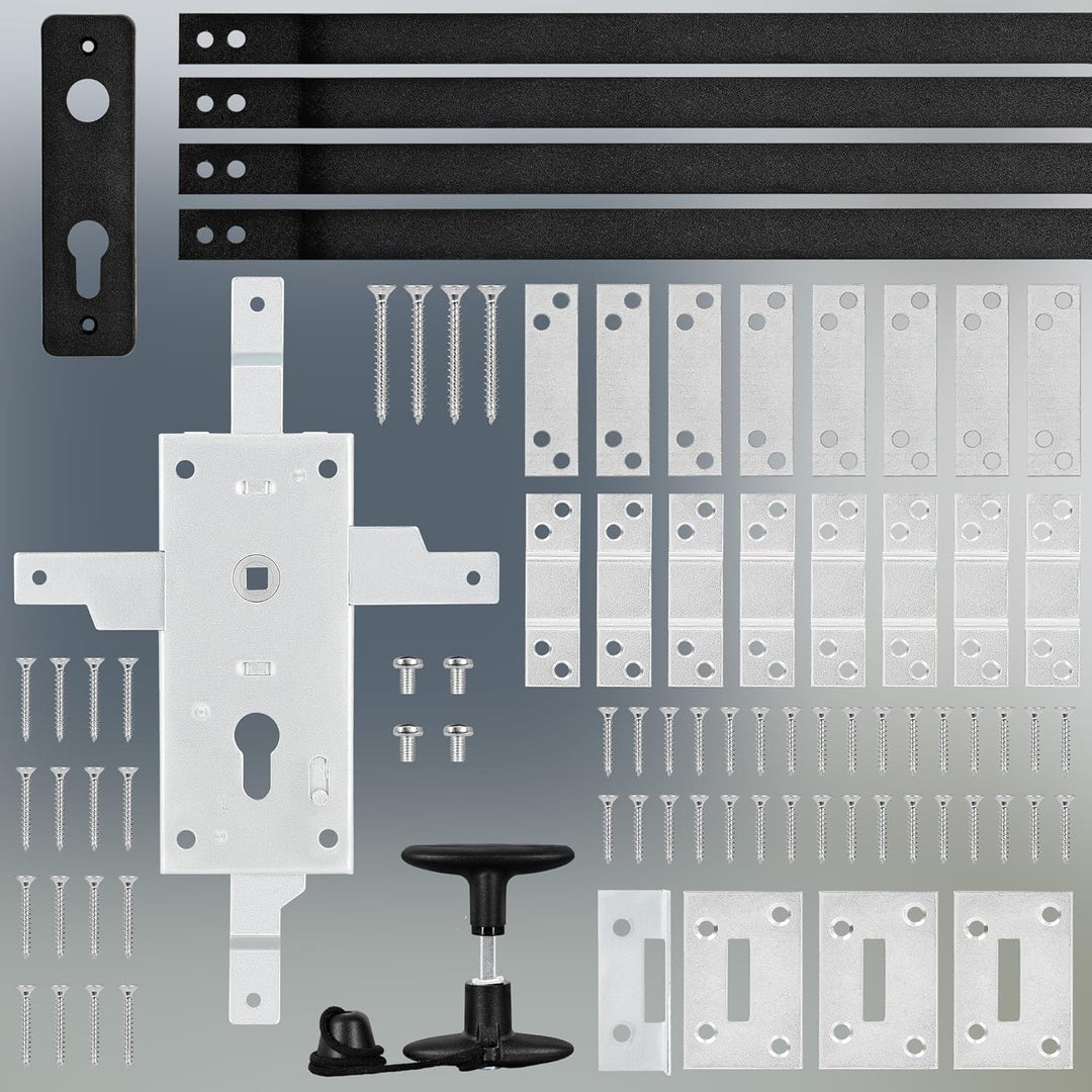 KOTARBAU® Garagenschloss 60 mm Stahl Set Torschloss Profilzylinder für Schwingtore Garagentorschloss