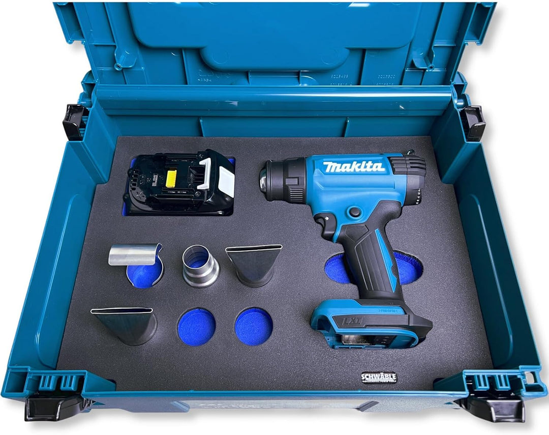 SCHWÄBLE® Schaumeinlage Schaumstoffeinlage für Makita Heissluftgebläse DHG181